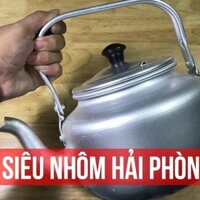 Ấm Nhôm Đun Nước 1 lít nhôm Hải Phòng chính hãng dày đẹp - ảnh thật - Tiện Ích Việt