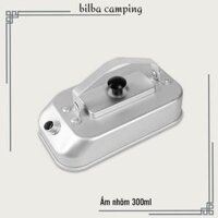 ấm nhôm đun nước 300ml dùng đi du lịch dã ngoại cắm trại ngoài trời