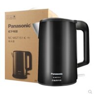 Ấm nước siêu tốc Panasonic NC-MGT151-K 1.5 lít, 2 lớp chống nóng, inox 304, Hàng nhập khẩu chánh hãng