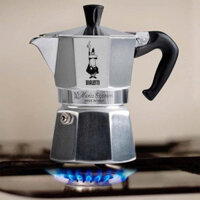 Ấm Pha Cà Phê Espresso Bialetti Moka Express 4 Cup – Màu Bạc