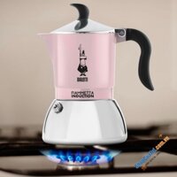 Ấm pha cà phê FIAMMETTA BIALETTI 4 cốc - SỬ DỤNG BẾP TỪ (Màu hồng/ đen)