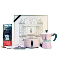 Ấm pha cafe Bialetti kèm bếp điện đun phiên bản giới hạn hộp quà Candy Pink