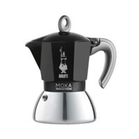 Ấm pha cafe đun trên bếp từ Bialetti New Moka Induction Coffee Maker màu đen – 4 tách/lần