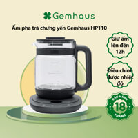 Ấm pha trà chưng yến GEMHAUS HP110 dung tích 1.5L, 8 chế độ nấu [Hàng chính hãng]