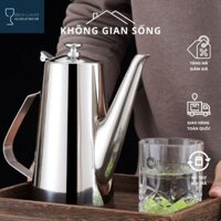 Ấm pha trà, đựng cà phê dung tích lớn 2L, ấm đựng nước inox dày sang trọng T.H