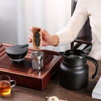 Ấm pha trà giữ nhiệt bộ lọc tích hợp Ấm trà giữ nhiệt 1L Bình nước giữ nhiệt inox 304 Thermos DODO