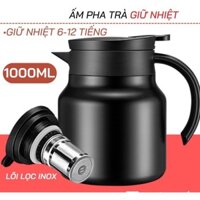 Ấm Pha Trà Giữ Nhiệt Có Bộ Lọc Trà, Bình Giữ Nhiệt Cao Cấp Lõi Inox 1000ml.