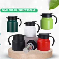 Ấm Pha Trà Giữ Nhiệt Có Bộ Lọc Trà, Bình Giữ Nhiệt Cao Cấp Lõi Inox 1000ml
