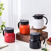 Ấm pha trà giữ nhiệt inox dung tích 800ml -1lit có lưới lọc, bình pha trà giữ nhiệt tiện ích