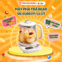 Ấm pha trà, máy pha trà Bear SUBE011 - Khử Clo nước, nấu chè, pha sữa, hâm sữa cho bé, set nhiệt độ