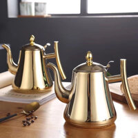 Ấm pha trà,cà phê... có lõi lọc,chất liệu thép không rỉ 1lit-1,5lit,đun được trên bếp ga,bếp từ.
