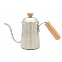 Ấm rót nước Cafe de Tiamo Kettle Wooden Handle (HA1653) - 700ml