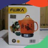 Ấm Sắc Thuốc Bắc Bằng Điện Tự Ngắt Fujika 3L Gốm Bát Tràng Tự Ngắt Khi Còn 1 Chén