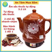 Ấm sắc thuốc bắc bằng điện 3.2L XUÂN TÙNG BÁT TRÀNG siêu sắc thuốc tự động, nhanh, an toàn bền đẹp.