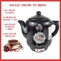Ấm sắc thuốc bằng điện 3.2L Nho Đen Xuân Tùng siêu sắc thuốc bắc tự động, nhanh, an toàn bền đẹp.