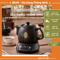 Ấm Sắc Thuốc Bear 3,5L Bằng Điện Đế Rời Giữ Ấm Hẹn Giờ Tiết Kiệm Thời Gian Làm Bằng Đất Sét Và Gốm Sứ Cao Cấp SB-AST35