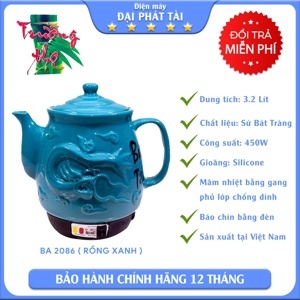 Ấm sắc thuốc có chuông báo Trường Thọ BA-2086