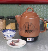 Ấm sắc thuốc Gali 3.3L GL-1801-NL sắc tự động có chuông báo bảo hành 2 năm