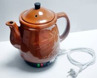 Ấm săc thuốc Trường An TA 37 Nâu - Siêu thuốc - Siêu điện - Ấm sắc thuốc bằng điện -  Dụng cụ nấu thuốc  -Hàng Việt Nam chính hãng - 3.5 Lit