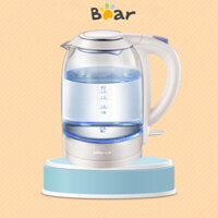 Ấm siêu tốc 1.7L Bear ZDH-A17L1, Công suất 1800W, Bình thủy tinh đun nước sôi tự ngắt, BH 18 Tháng