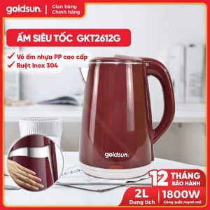 Ấm siêu tốc 2 lớp Goldsun GKT2612 2.2L