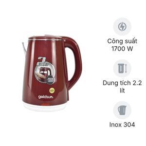 Ấm siêu tốc 2 lớp Goldsun GKT2612 2.2L