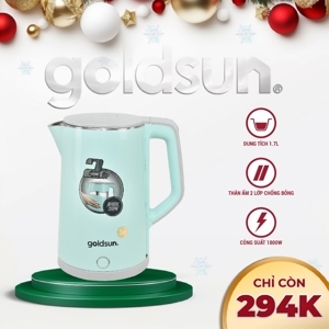 Ấm siêu tốc 2 lớp Goldsun GKT2606 1.7L