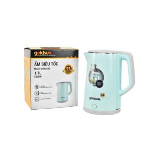 Ấm siêu tốc 2 lớp Goldsun GKT2606 1.7L