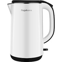 Ấm siêu tốc 2 lớp inox 304 Nagakawa NAG0321 (1,8L - 1800W) - Hàng chính hãng