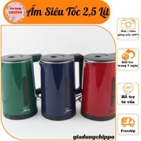 Ấm siêu tốc 2,5 lít với kiểu dáng trang nhã, khả năng đun nước cực nhanh, là sản phẩm tiện ích cho mọi gia đình