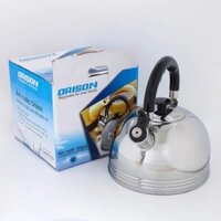 Ấm siêu tốc 3.5 L- ấm reo đun nước orison inox cao cấp- ấm đun nước inox ( nấu được bếp từ)