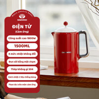 ẤM SIÊU TỐC ẤM ĐUN NƯỚC TÙY CHỈNH NHIỆT ĐỘ TỰ ĐỘNG ẤM THÔNG MINH [Chính hãng] DAEWOO RETRO KETTLE