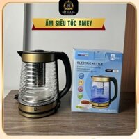 Ấm Siêu Tốc Amey dung tích 2.2L, Ấm đun nước bình thủy tinh với thiết kế hiện đại - Bếp Của Hà