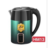 Ấm siêu tốc cao cấp màu xanh.