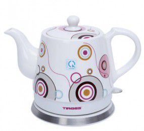 Bình - Ấm đun nước siêu tốc ceramic Tiross TS491 (TS-491) 1.2L