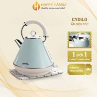 Ấm siêu tốc Cidylo cao cấp chính hãng Xiaomi bình đun nước cao cấp phong cách retro dung tích 1L8