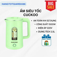 Ấm siêu tốc Cuckoo GD-ST20,bình đun nước siêu tốc,công suất 1500W đun sôi cực nhanh dung tích 2,5l H23