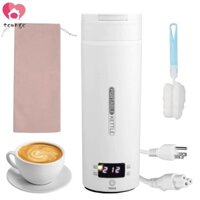 Ấm Siêu Tốc Điện Du Lịch 500ml Chống Rò Rỉ Nước Nồi Hơi Cốc Đun sôi Nhanh Điện 4 Preset Nhiệt Độ Di Động SHOPSKC7256