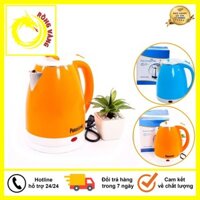 Ấm Siêu Tốc Đun Nước Electric Kettle  Dung Tích 1.8 Lít Loại 2 Lớp Màu, Bảo Hành 6 Tháng Lỗi Đổi Mới