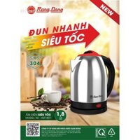 Ấm siêu tốc đun nước Rạng Đông siêu bền, 1,7 L,1.8 lít, 1 lớp RD-AST18ST1 và AST17P1