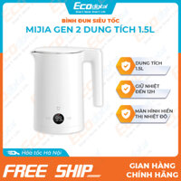 Ấm siêu tốc đun nước thông minh Xiaomi Mijia bình siêu tốc 1.5L pro gen 2