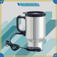 Ấm Siêu Tốc Giữ Nhiệt Lòng Nhôm Dành Cho Xe Hơi - cốc đun nước trên ô tô