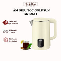 Ấm siêu tốc Goldsun GKT2611 dung tích 1.8L công suất 1500W, ấm đun siêu tốc 2 lớp cách nhiệt an toàn
