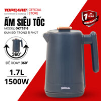 Ấm siêu tốc Goldsun GKT2616 đun sôi nước nhanh chóng, tiết kiệm điện thời gian, giữ ấm 2 lớp an toàn