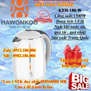 Ấm siêu tốc Hanwonkoo KEH-180-W