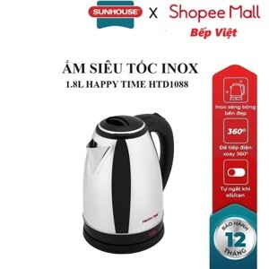 Ấm siêu tốc Happy time HTD1088 1.8L