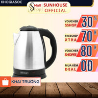 Ấm siêu tốc inox 1.8L Sunhouse SHD1182 - Hàng Chính Hãng - SSHOP