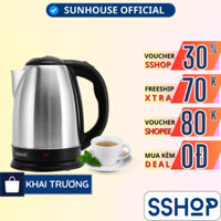 Ấm siêu tốc Inox 1.8L Sunhouse Happy Time HTD1081 - SSHOP MALL