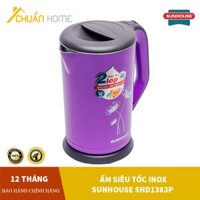 Ấm siêu tốc inox 2 lớp 1.7L SUNHOUSE SHD1383P - Chuẩn Home