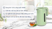 Ấm siêu tốc Inox 2 lớp 1.8L Sunhouse SHD1353